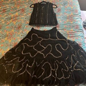 Beautiful Two Piece Formal Skirt and Top